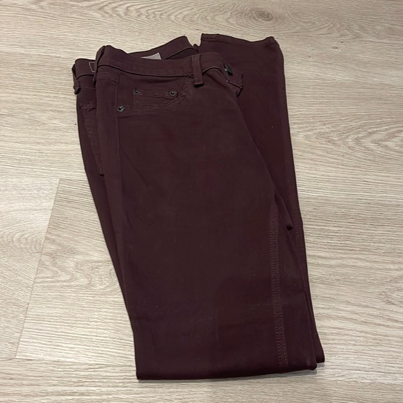 Rag & Bone The Legging Jeans in Mulberry - Picture 3 of 6